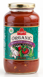 Organic roasted garlic sauce