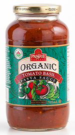Organic tomato basil sauce